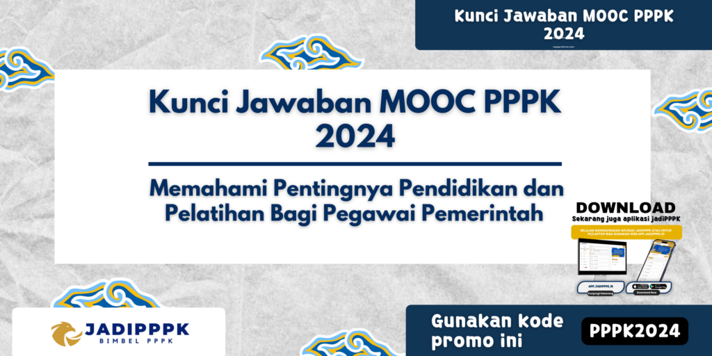 Kunci Jawaban MOOC PPPK 2024