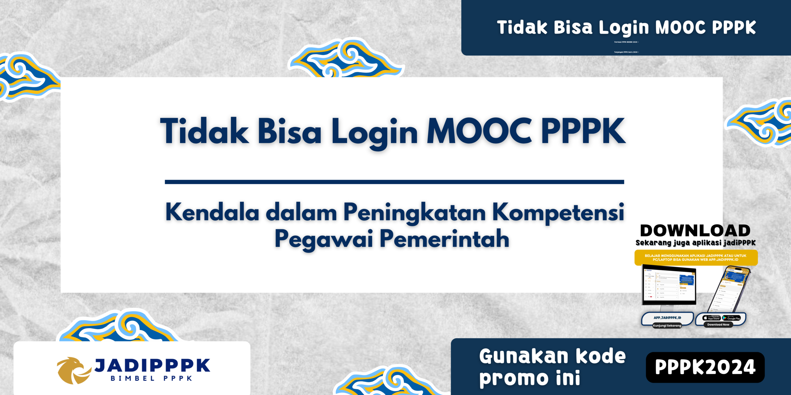 Tidak Bisa Login MOOC PPPK