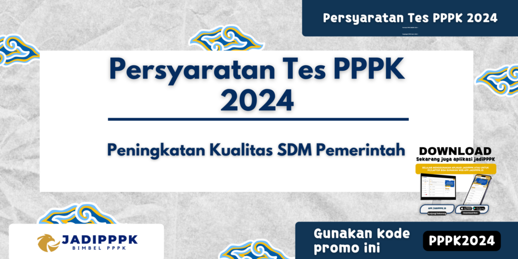 Persyaratan Tes PPPK 2024