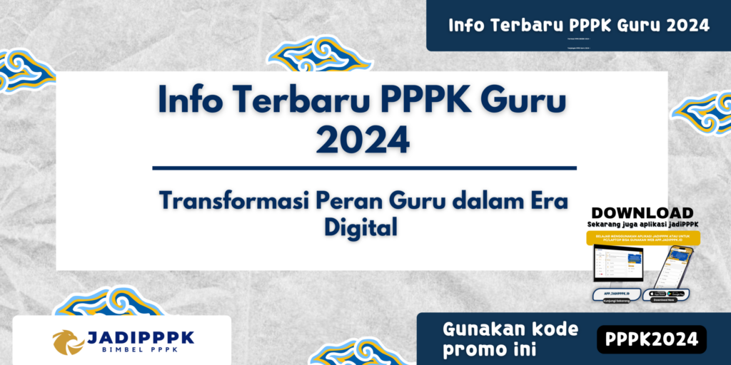 Info Terbaru PPPK Guru 2024