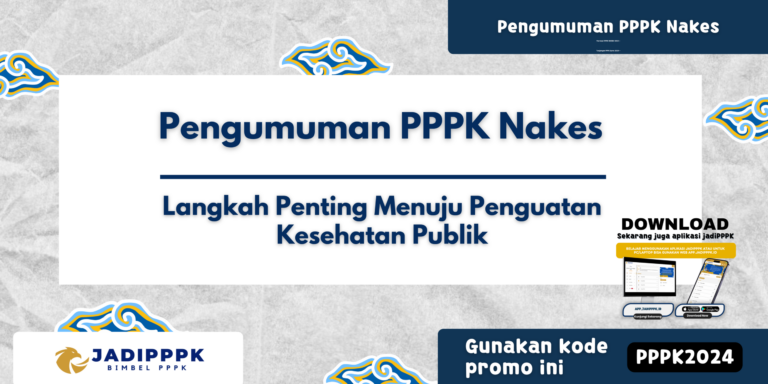 Pengumuman PPPK Nakes