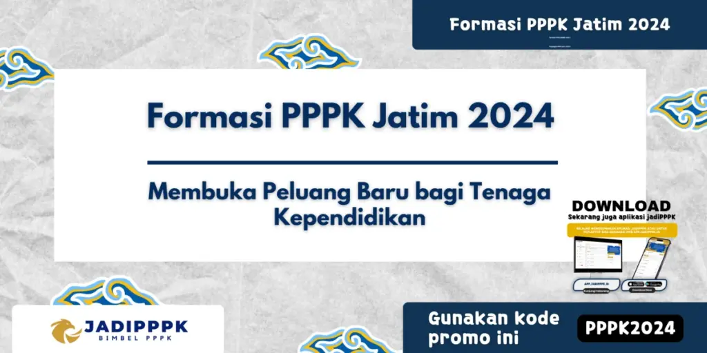 Formasi PPPK Jatim 2024