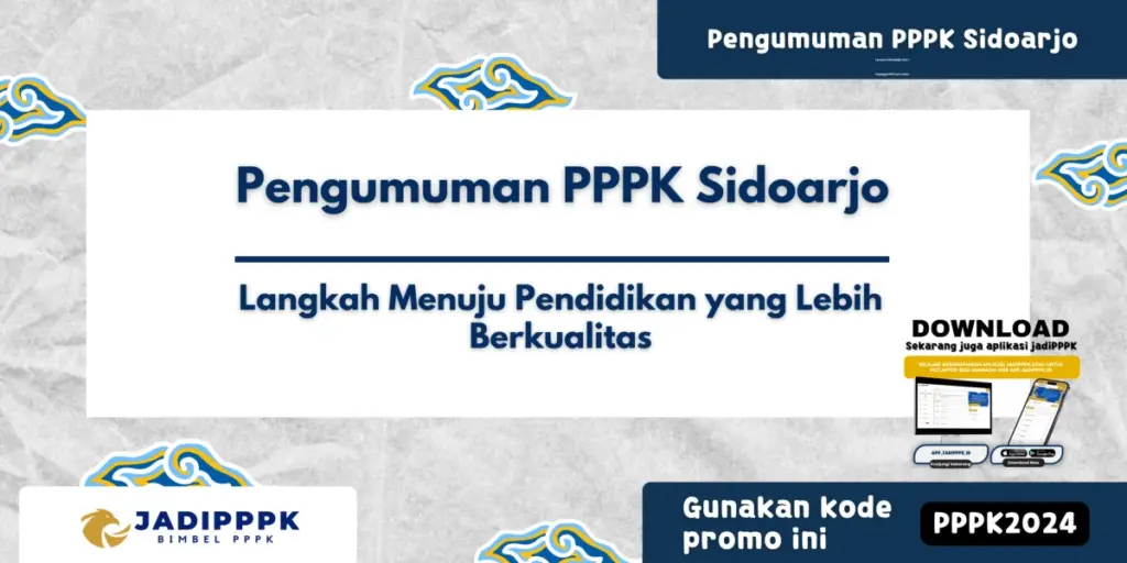 Pengumuman PPPK Sidoarjo