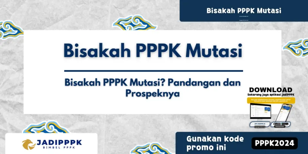 Bisakah PPPK Mutasi