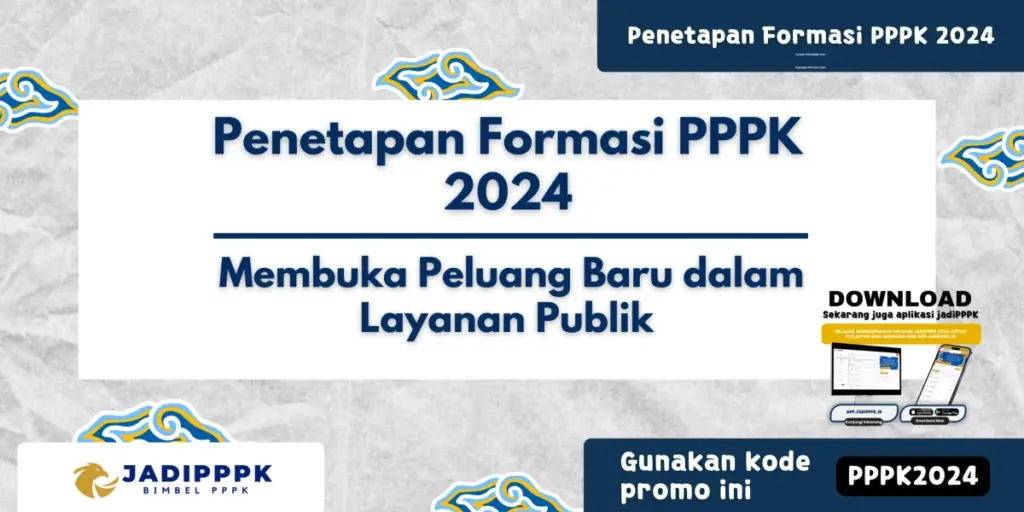 Penetapan Formasi PPPK 2024