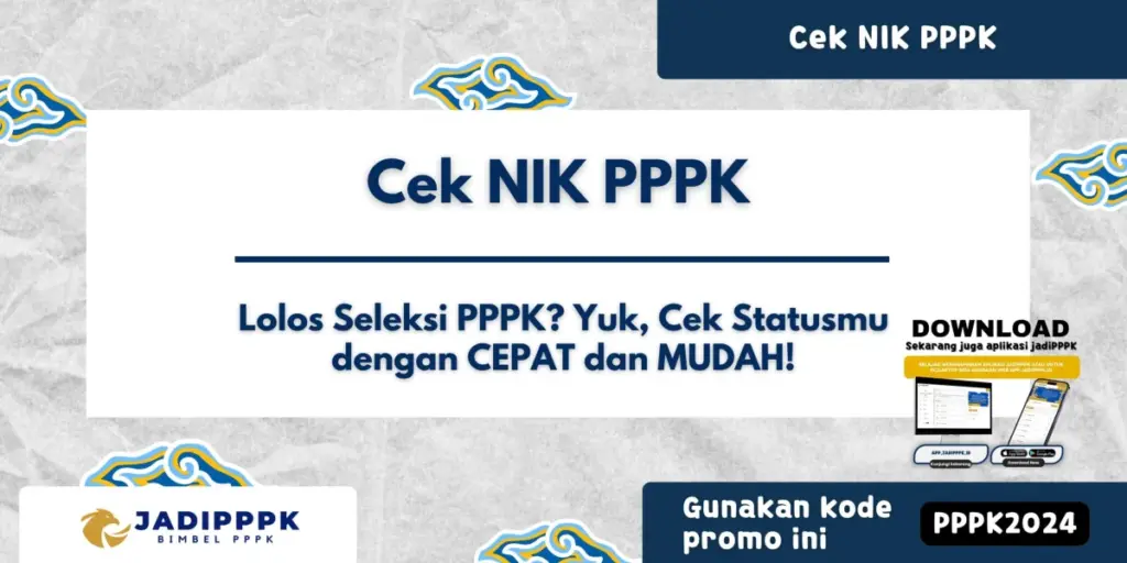 Cek NIK PPPK