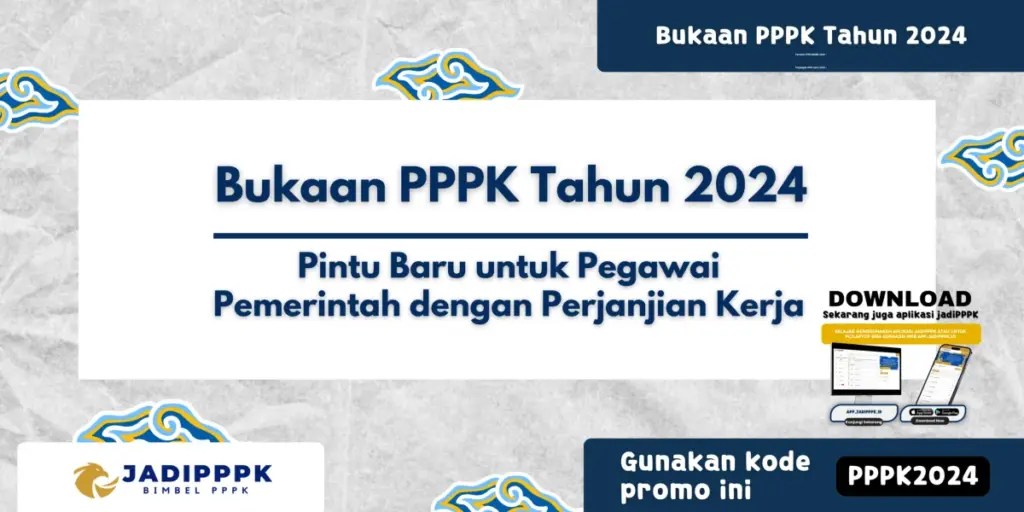 Bukaan PPPK Tahun 2024