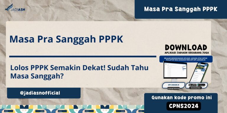 Masa Pra Sanggah PPPK