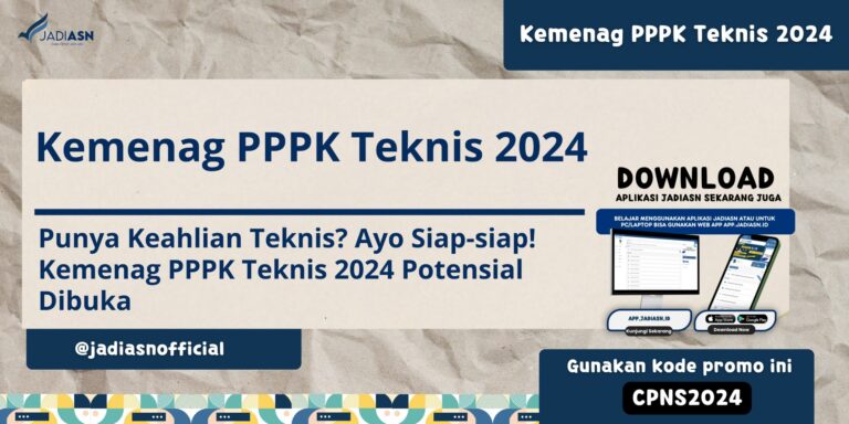 Kemenag PPPK Teknis 2024