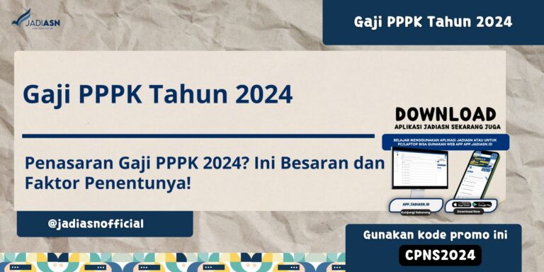 Gaji PPPK Tahun 2024