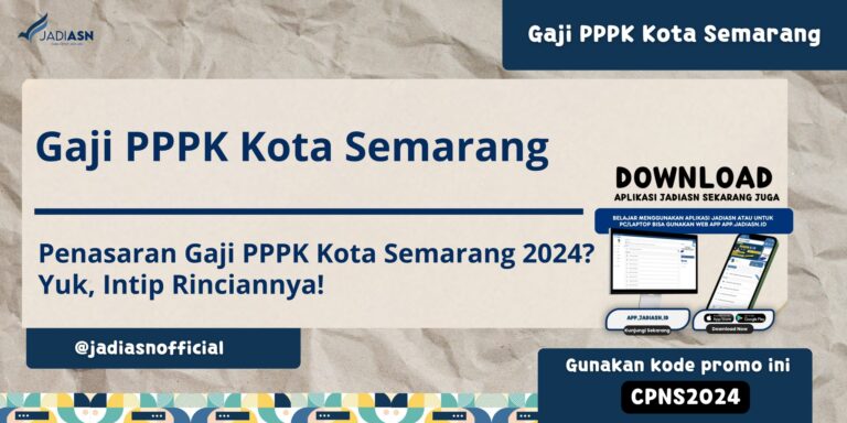 Gaji PPPK Kota Semarang