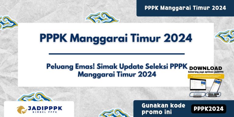 PPPK Manggarai Timur 2024