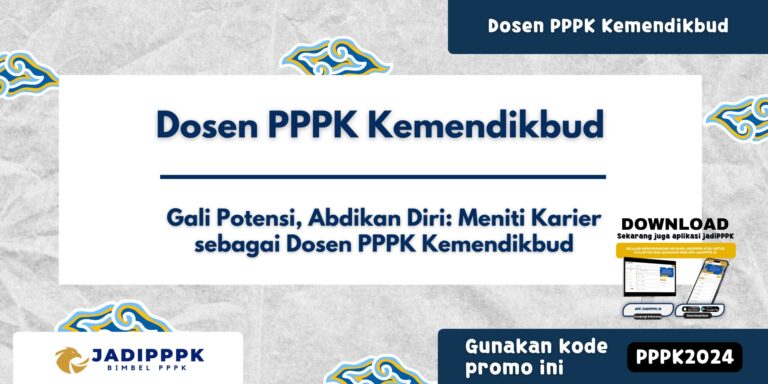 Dosen PPPK Kemendikbud