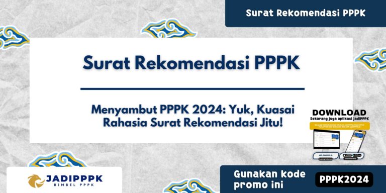 Surat Rekomendasi PPPK