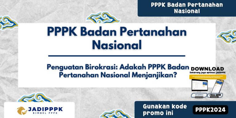 PPPK Badan Pertanahan Nasional