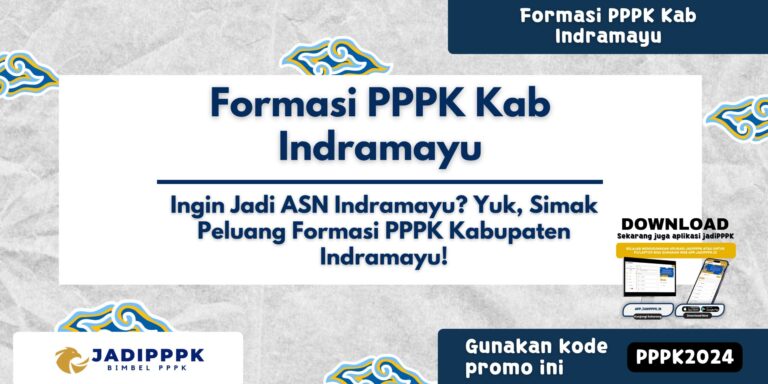 formasi pppk kab indramayu