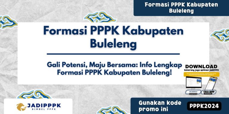 Formasi PPPK Kabupaten Buleleng