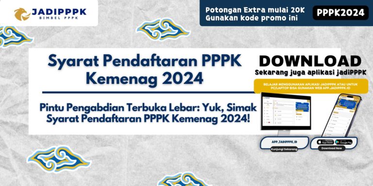 Syarat Pendaftaran PPPK Kemenag 2024