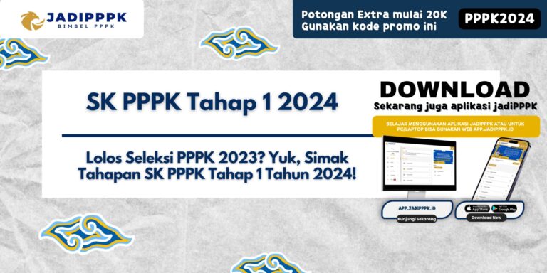 SK PPPK Tahap 1 2024