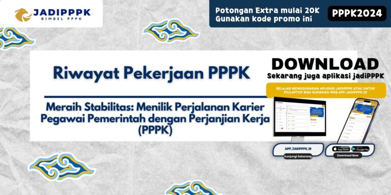 Riwayat Pekerjaan PPPK