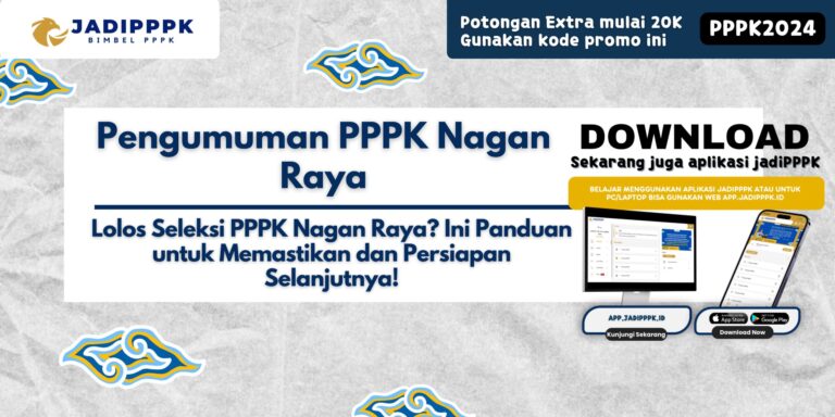 Pengumuman PPPK Nagan Raya
