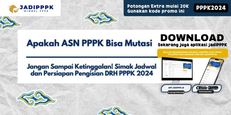 Apakah ASN PPPK Bisa Mutasi
