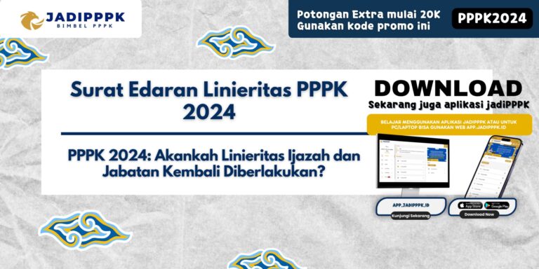 Surat Edaran Linieritas PPPK 2024