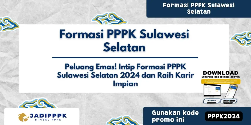 Formasi PPPK Sulawesi Selatan