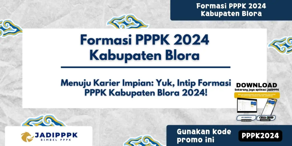 Formasi PPPK 2024 Kabupaten Blora