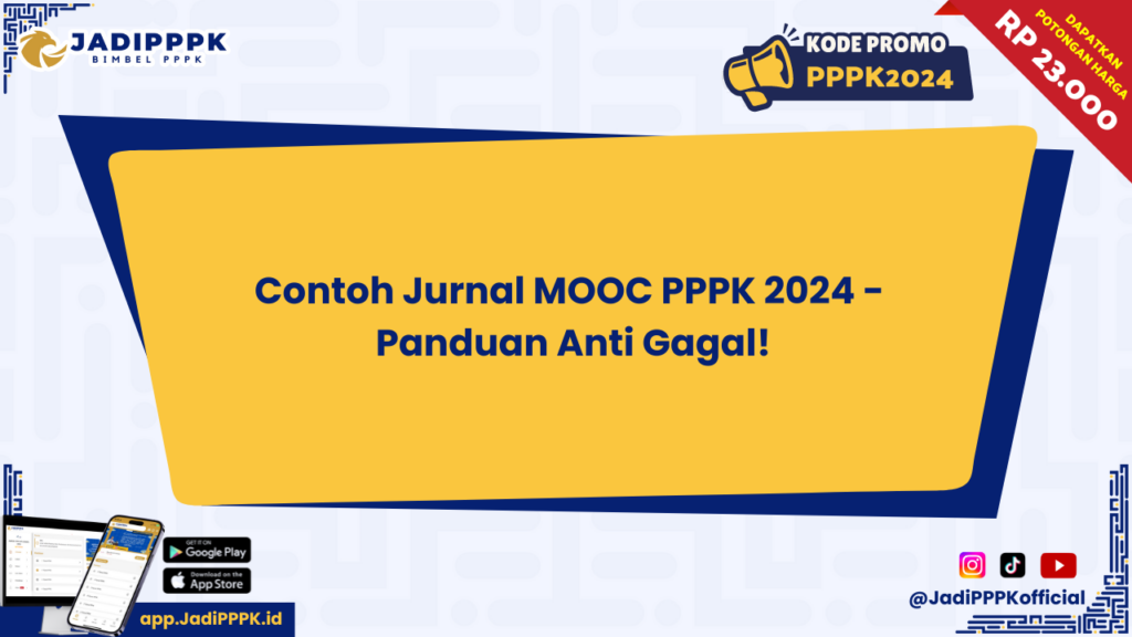 Contoh Jurnal MOOC PPPK 2024