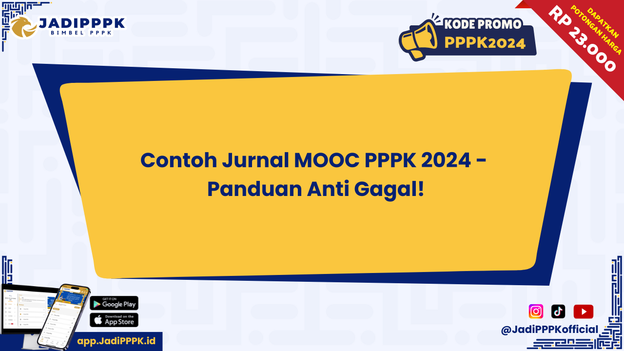 Contoh Jurnal MOOC PPPK 2024