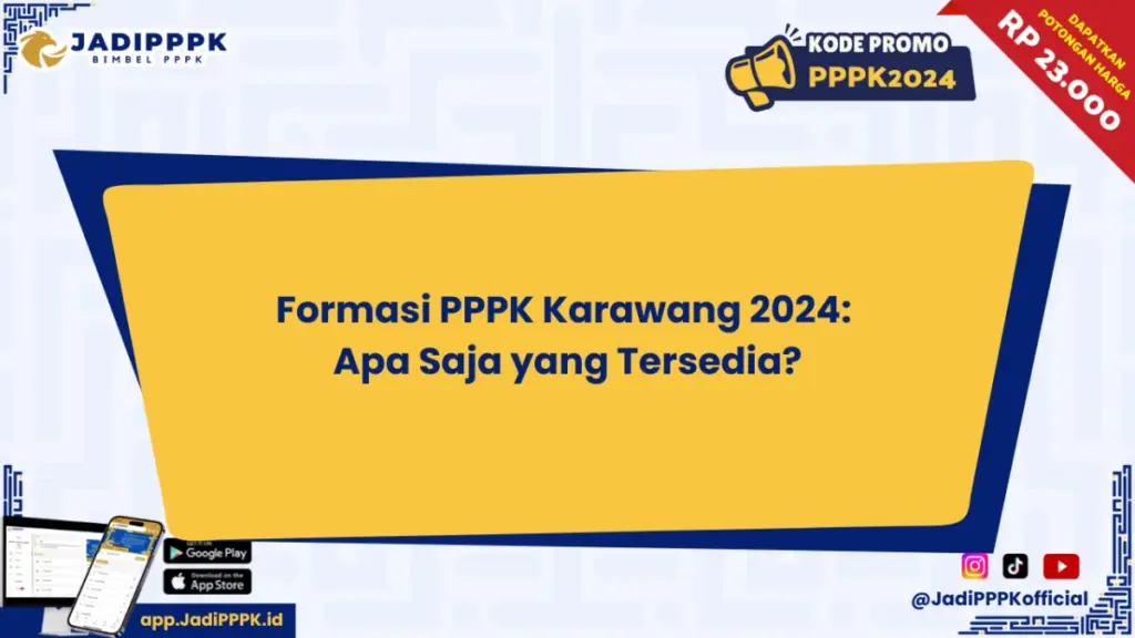 Formasi PPPK Karawang 2024