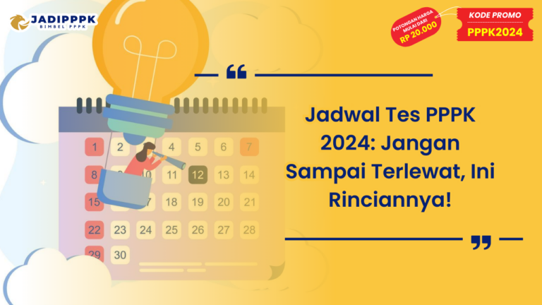 Jadwal Tes PPPK 2024