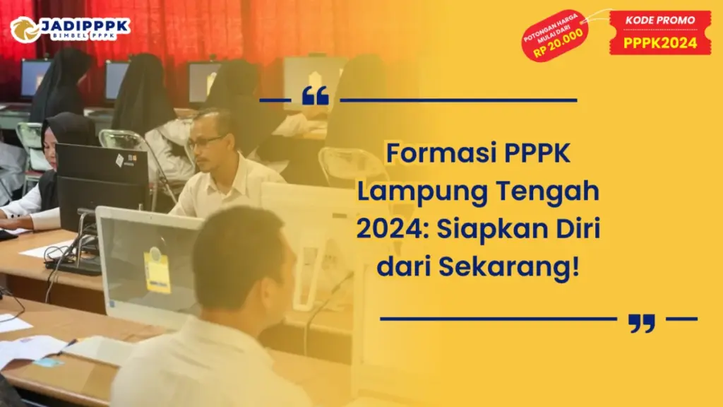 Formasi PPPK Lampung Tengah 2024