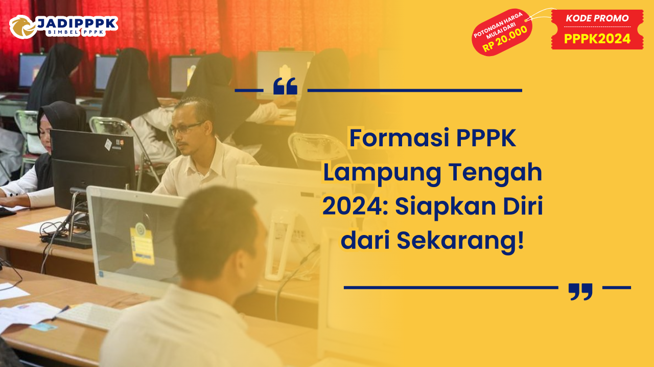 Formasi PPPK Lampung Tengah 2024