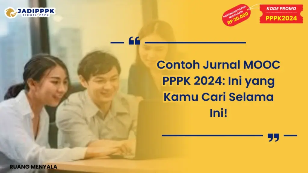 Contoh Jurnal MOOC PPPK 2024