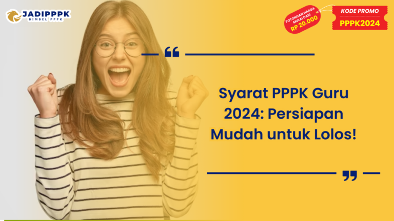 Syarat PPPK Guru 2024