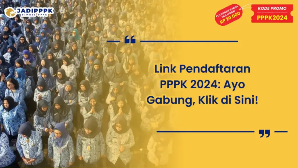 Link Pendaftaran PPPK 2024