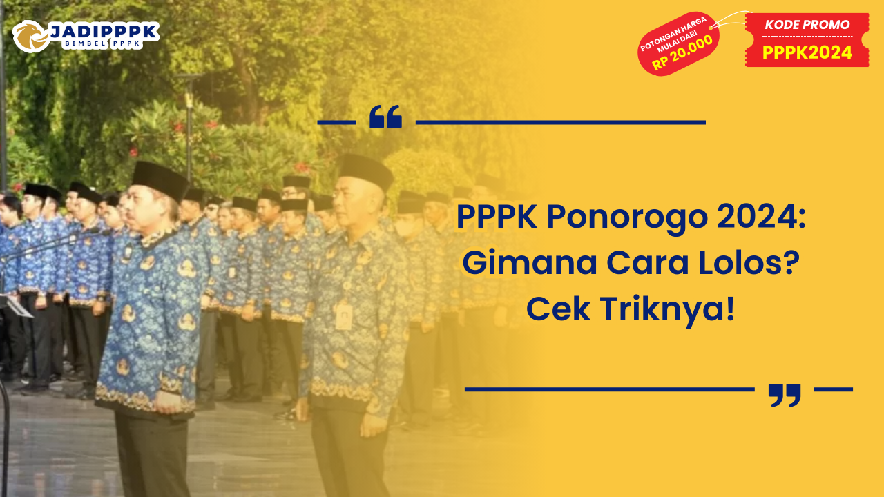 PPPK Ponorogo 2024