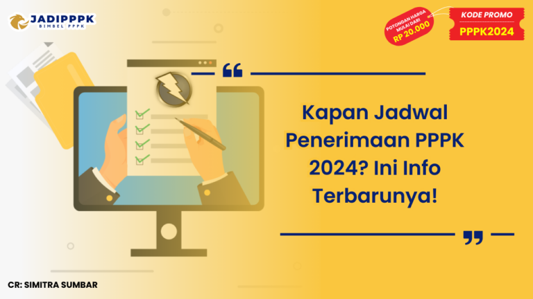 Jadwal Penerimaan PPPK 2024