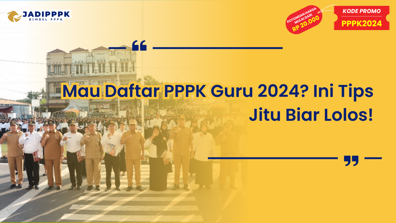 Daftar PPPK Guru 2024