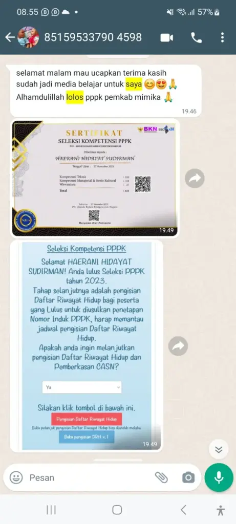 Testimoni pengguna JadiPPPK 4