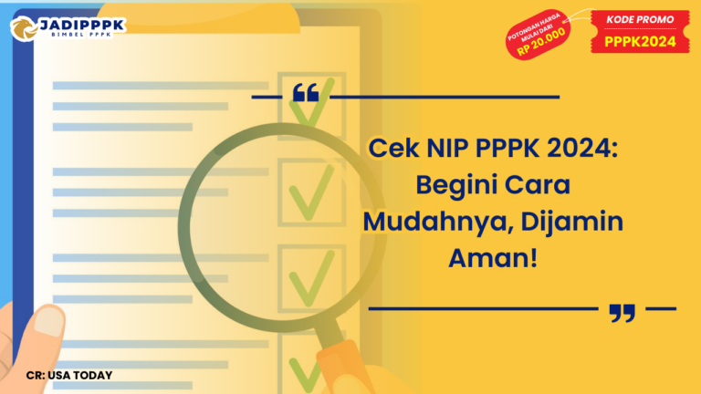 Cek NIP PPPK 2024