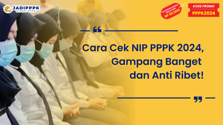 Cara Cek NIP PPPK 2024
