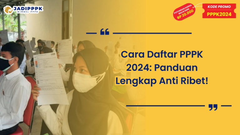 Cara Daftar PPPK 2024