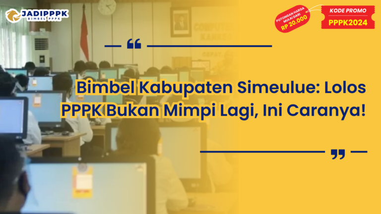 Bimbel Kabupaten Simeulue