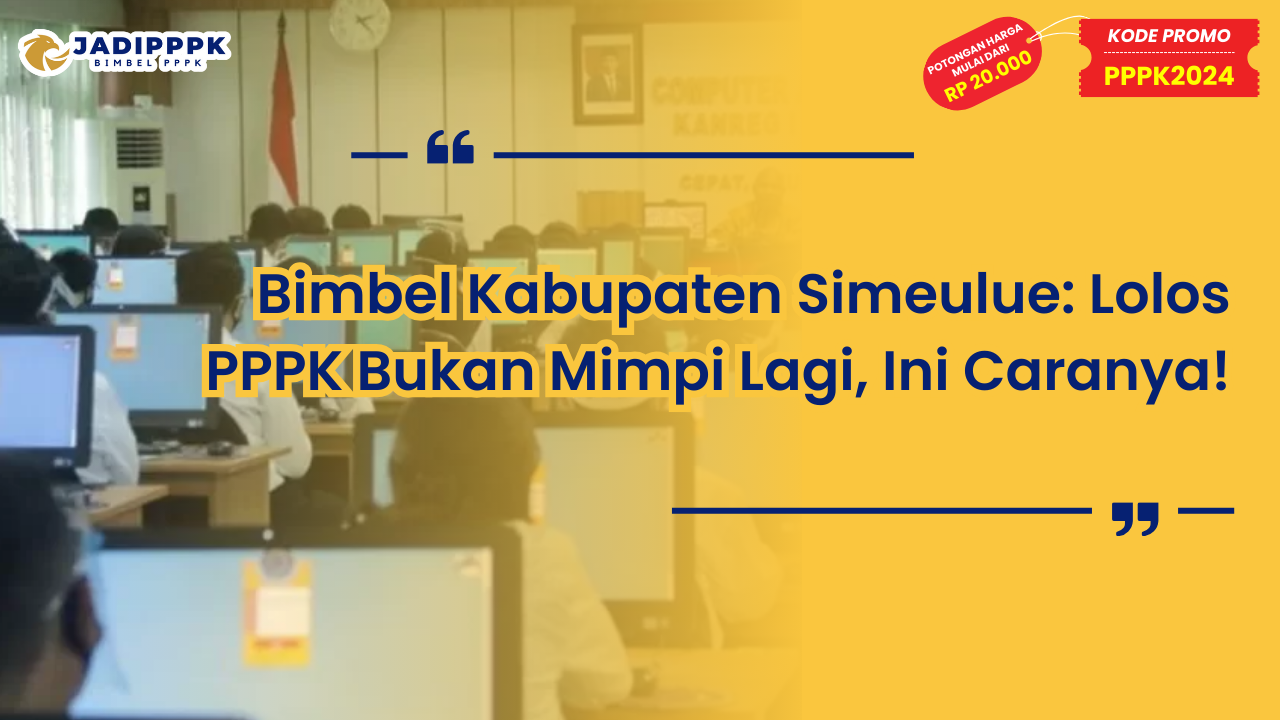 Bimbel Kabupaten Simeulue