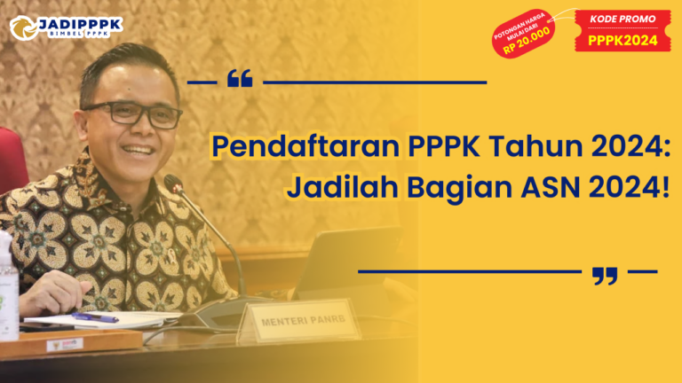 Pendaftaran PPPK Tahun 2024