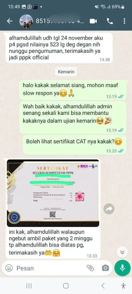 Testimoni pengguna JadiPPPK 7
