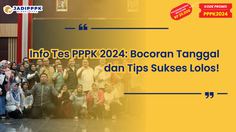Info Tes PPPK 2024